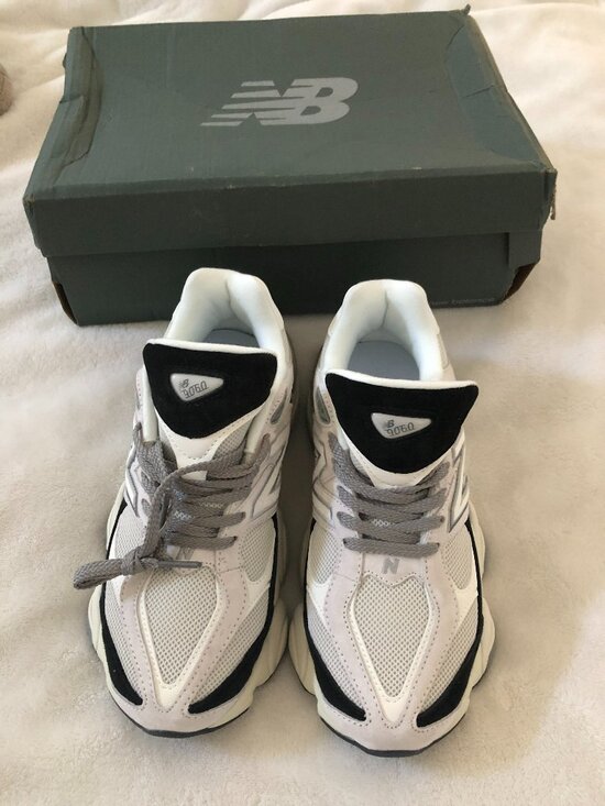 New Balance Shoes - NWT New Balance 9060 Grey Jet Black Sneakers Size 6.5